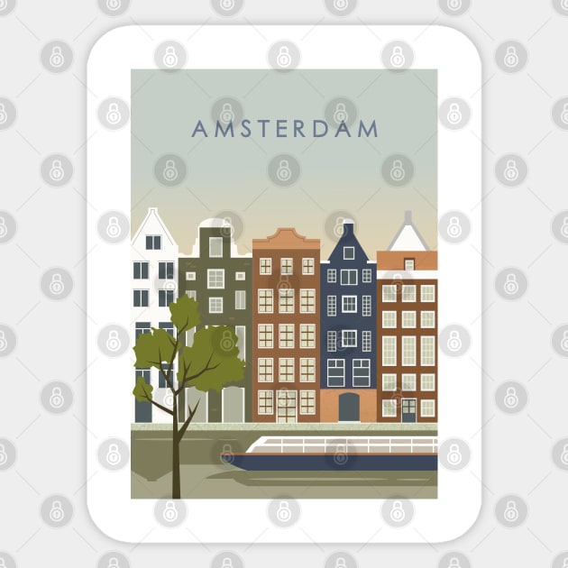 Amsterdam Sticker by Zakaria Azis